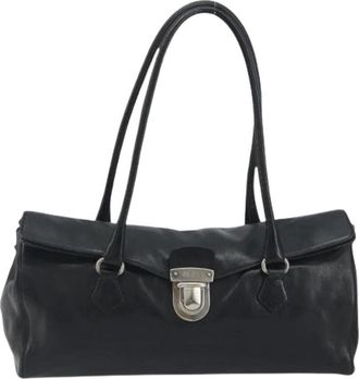 Prada Pre-owned Shoulder Bag - Dames - Vintage Schoudertas - Zwart - ONE Size - Leer - Vintage