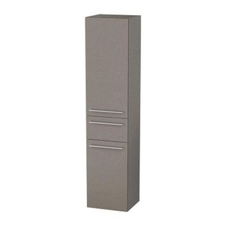 Duravit Duravit X-large Armario Alto 1131, 2 Puertas De Madera, 1 Caj&oacute;n Central, Con Bisagra A La Izquierda, 400mm, Color (frente/cuerpo): Terra Mate - Xl1131