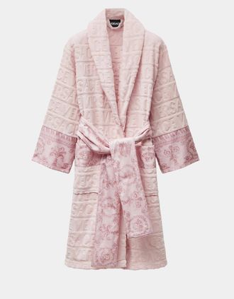 Versace Mens BATHROBE I HEARTBAROQUE - Pink - Size: XL