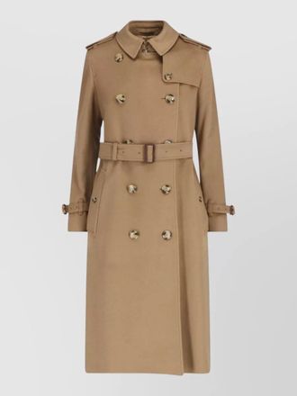 Burberry cashmere trench coat