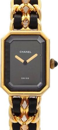 Chanel Pre-owned Watches, female, Black, Size: ONE SIZE Pre-owned Vintage Wristwatch