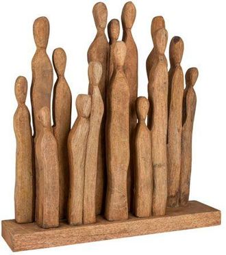 Schubiger M&ouml;bel Figur Menschengruppe, Mangoholz