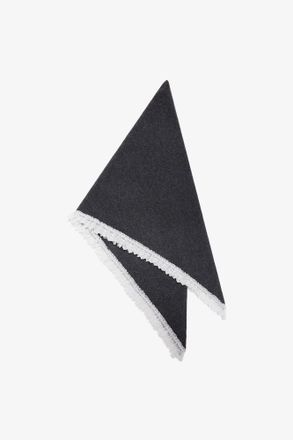 Ganni Mixed Scarf in Lace Wool