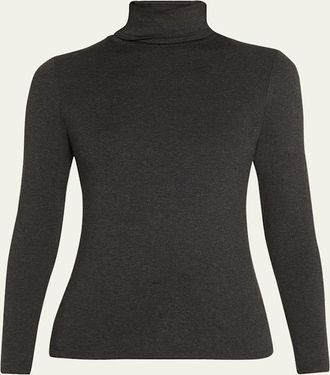 Majestic Filatures Soft Touch Long-Sleeve Turtleneck