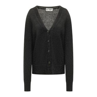Fiorucci Cardigan con Botones de Labios - Knitwear - Mujer - Negro - XS
