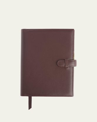 Royce Leather Monogrammed Executive Weekly Leather Calendar Planner