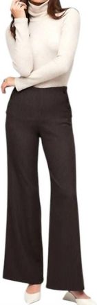 Fifteen Twenty Stripe Button Pocket Pants In Pinstripe Brown