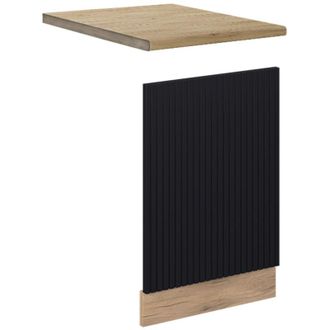 Vicco Panel Frontal Fame-line, Rayas Negras, 45 Cm, Et Roble
