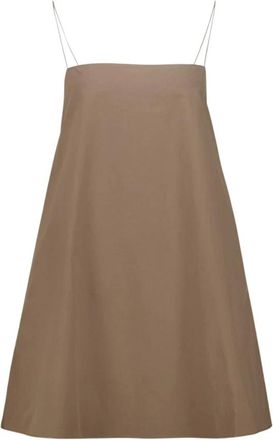 Matteau Short Kleedjes - Dames - Korte kleedjes - Bruin - 2XS - Kleedjes