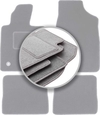 OEM Alfombrillas Grises Para Chrysler Pt Cruiser Descapotable, Hatchback (2000-2010)