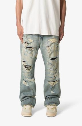 mnml Ripped Ultra Baggy Jeans in Vintage Blue at Nordstrom Rack, Size 29