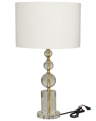 CosmoLiving by Cosmopolitan Cosmoliving By Cosmopolitan Glam Crystal Gold Table Lamp