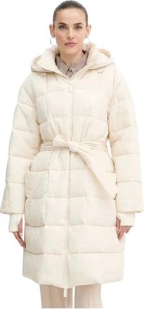 A|X Armani Exchange Parkas - Dames - Mantels - Beige - Maat: M Synthetisch