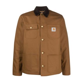 Carhartt Work in Progress Jassen, Heren, Bruin, L, Michigan Jacket