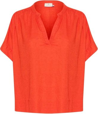Kaffe Mujer, Blusas y Camisas, Naranja, Talla: L