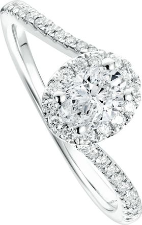 Created Brilliance Camille White Gold Lab Grown Diamond Engagement Ring