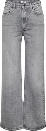 Only Only, Dames, Jeans, Grijs, Maat: W28 L30 Katoen