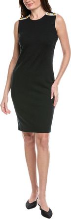 St. John Milano Knit Wool-Blend Sheath Dress