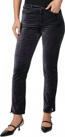 Paige Cindy Twisted Seam Pants In Calico Blue