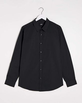 Jacamo Black Long Sleeve Formal Shirt