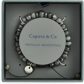 Caputo & Co. Origin Semiprecious Beaded Bracelet in Black Labradorite at Nordstrom Rack