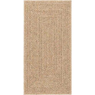 vidaXL Alfombra Zizur Apariencia De Yute Interior Exterior 100x200 Cm Vidaxl