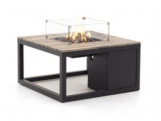 Cosi raw lounge vuurtafel 100x100x55cm