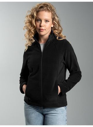 Trigema Fleecejacke TRIGEMA TRIGEMA Taillierte Fleecejacke, Damen, Gr. XXL, schwarz, 100% Polyester, Jacken Fleecejacke