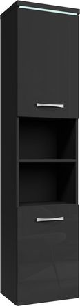 Badplaats Badplaats Columna De Ba&ntilde;o Paso 35 X 35 X 160 Cm - Negro Alto Bri