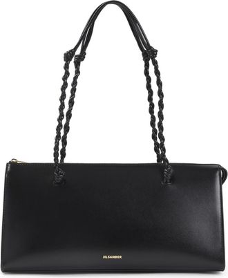Jil Sander Black Tangle Tent Shoulder Bag