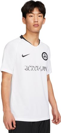 Nike x ACRONYM Crossover Fan Edition Printing Logo V neck Short Sleeve Asia Edition White DC8809-100