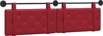 vidaXL Cabecero Colgante Rojo Vino Cuero Sint&eacute;tico Vidaxl
