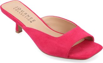Journee Collection Women & apos;s Larna Medium and Wide Width Dress Sandals