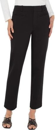 Liverpool L.A. Holly Welt Pocket Ankle Straight Leg Ponte Pants in Black at Nordstrom Rack, Size 10