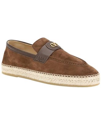 Valentino Suede Espadrille