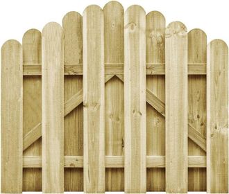 vidaXL Puerta De Jard&iacute;n Madera De Pino Impregnada 100x75 Cm Vidaxl