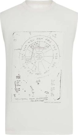 Rick Owens &auml;rmelloses T-Shirt mit Grafikdruck