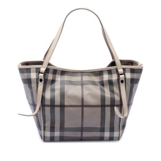 Burberry Pre-owned Burberry Small Smoke Check Coated Canvas Canterbury Tote Ladies LNTZ4FDGHN85LTY3