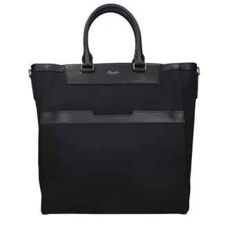 Pineider Herrens Handtaschen aus schwarzem Stoff