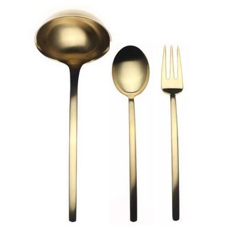 Mepra Due Serving Set - 3 Pieces in Ice Gold at Nordstrom