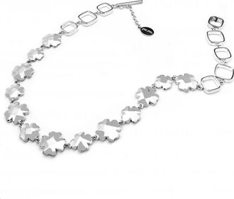 Folli Follie Womens 1N9F145 Ladies Necklace - Silver - One Size