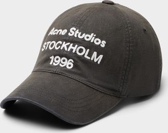 Acne Studios Mens Embroidered logo cap