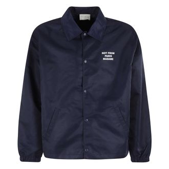 Dr&ocirc;le de Monsieur Heren, Jassen, Blauw, Maat: L Nylon