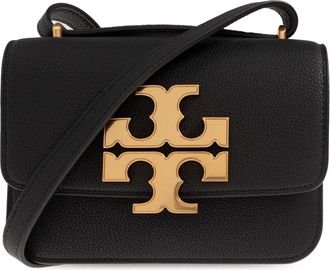 Tory Burch Eleanor Small leren schoudertas - Dames - Schoudertassen - Zwart - ONE Size - Leer - Tassen