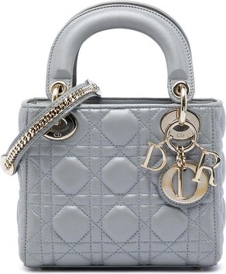 Dior Pre-owned Dior Mini Lambskin Cannage Lady Satchel Ladies NTZ16DG28UR9QDF2