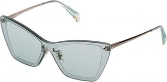 Police Womens SPL936 99 990I95 Sunglasses - Green - One Size
