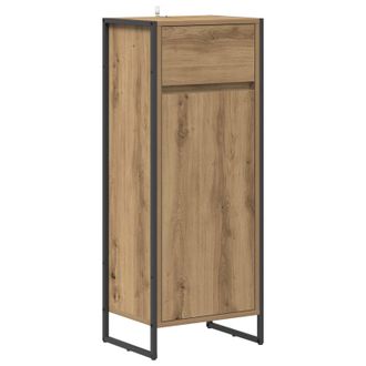 vidaXL Gabinete De Ba&ntilde;o Con Caj&oacute;n Roble Artesanal 40 X 30 X 100 Cm Vidaxl