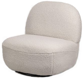 Nordlys Swivel Scandinavian Design Armchair in White
