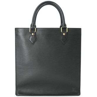 Louis Vuitton Epi Black Epi Leather Handbag Tote Bag (Pre-Owned)