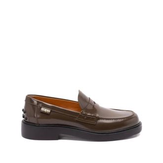 Tod's Tods, Loafers, male, Brown, Size: 8 US Leather Penny Loafer
